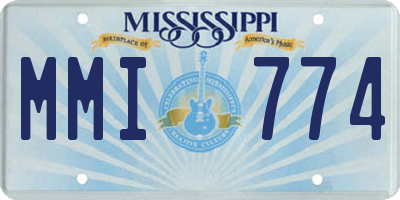 MS license plate MMI774