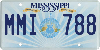 MS license plate MMI788