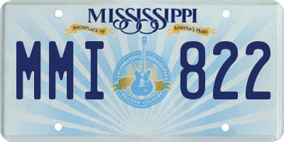 MS license plate MMI822