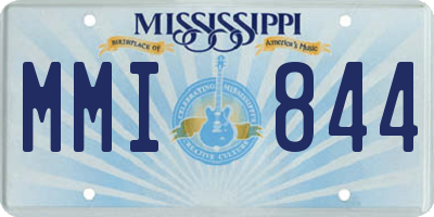 MS license plate MMI844