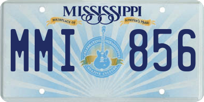MS license plate MMI856