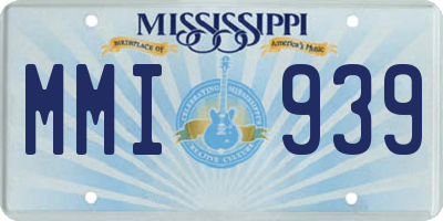 MS license plate MMI939