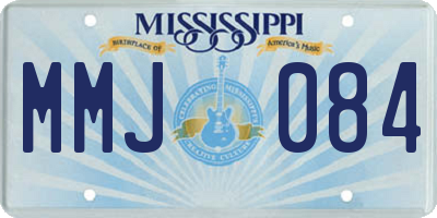 MS license plate MMJ084