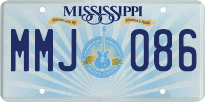 MS license plate MMJ086