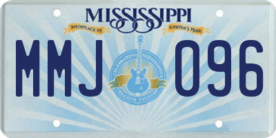 MS license plate MMJ096