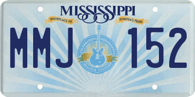 MS license plate MMJ152