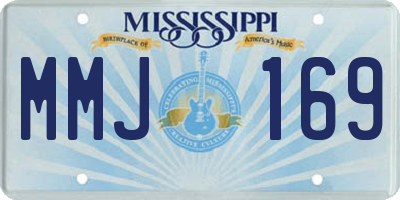 MS license plate MMJ169