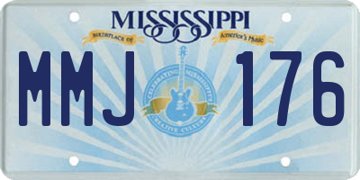 MS license plate MMJ176