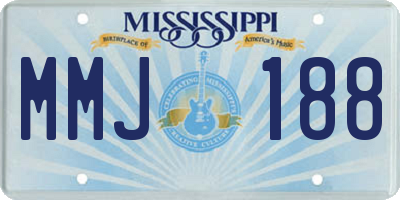 MS license plate MMJ188