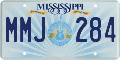 MS license plate MMJ284