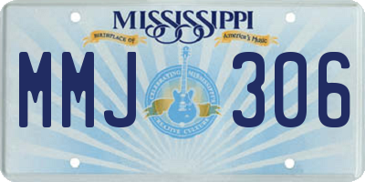 MS license plate MMJ306