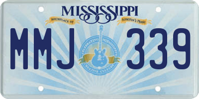 MS license plate MMJ339