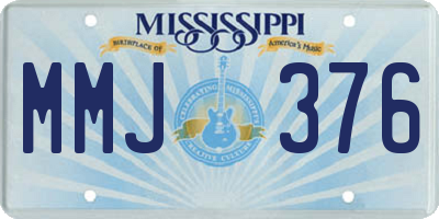 MS license plate MMJ376