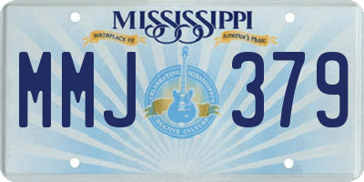 MS license plate MMJ379