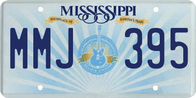 MS license plate MMJ395
