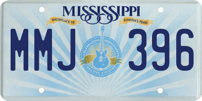 MS license plate MMJ396