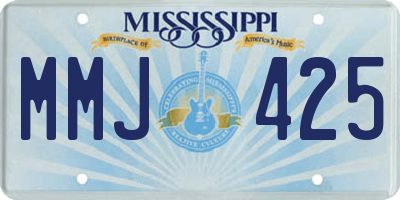 MS license plate MMJ425