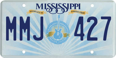 MS license plate MMJ427