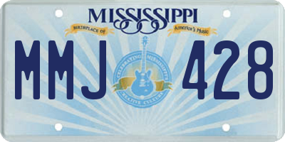 MS license plate MMJ428