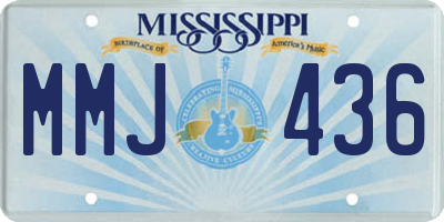 MS license plate MMJ436