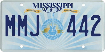 MS license plate MMJ442