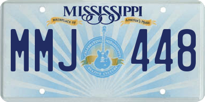 MS license plate MMJ448