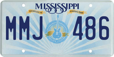 MS license plate MMJ486