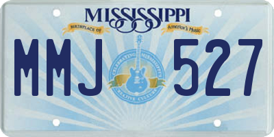 MS license plate MMJ527
