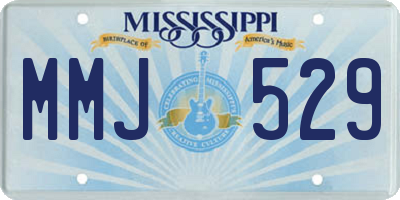 MS license plate MMJ529