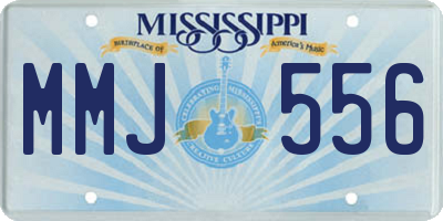 MS license plate MMJ556