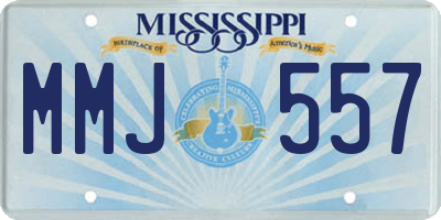 MS license plate MMJ557