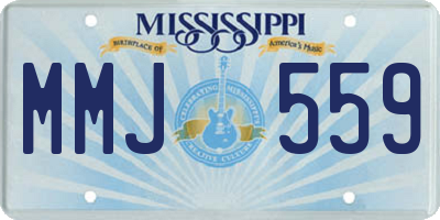 MS license plate MMJ559