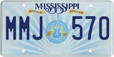 MS license plate MMJ570
