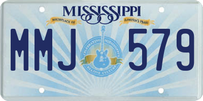MS license plate MMJ579