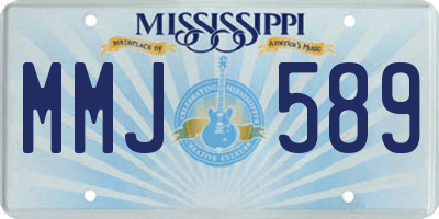 MS license plate MMJ589