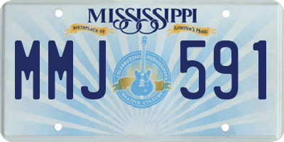 MS license plate MMJ591