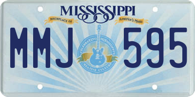 MS license plate MMJ595