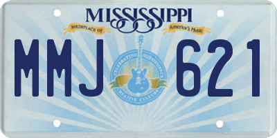 MS license plate MMJ621