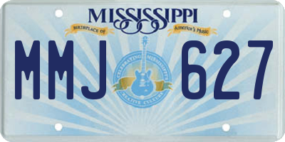 MS license plate MMJ627