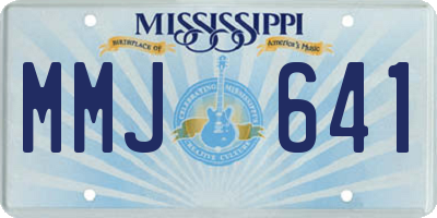 MS license plate MMJ641