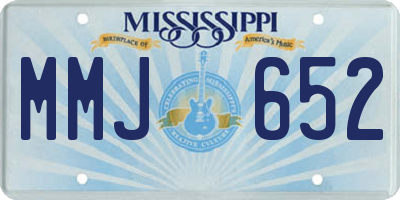 MS license plate MMJ652