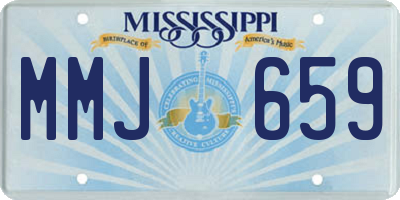 MS license plate MMJ659