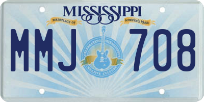 MS license plate MMJ708