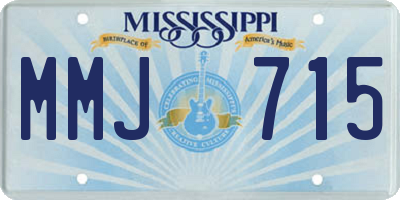 MS license plate MMJ715