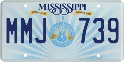 MS license plate MMJ739