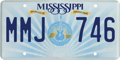 MS license plate MMJ746