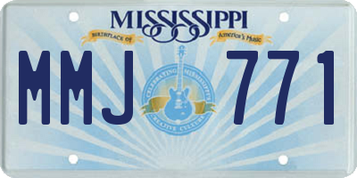 MS license plate MMJ771
