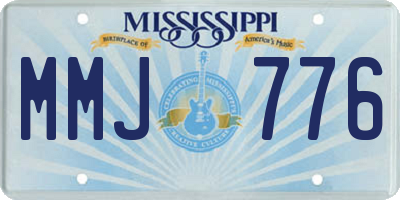 MS license plate MMJ776