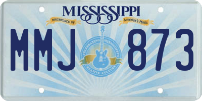 MS license plate MMJ873