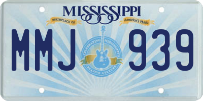 MS license plate MMJ939